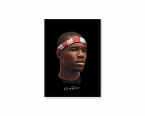 Big Head Retro Frank Ocean Black Portraitmodern abstract painting decor