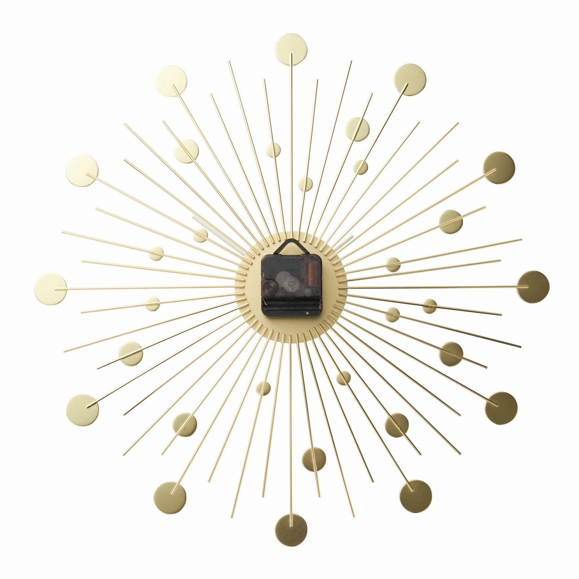 Bijou Wall Clock Gold