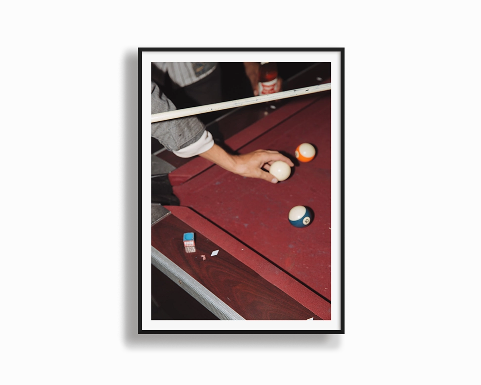 Billiard - High Flash Photographymodern abstract painting decor