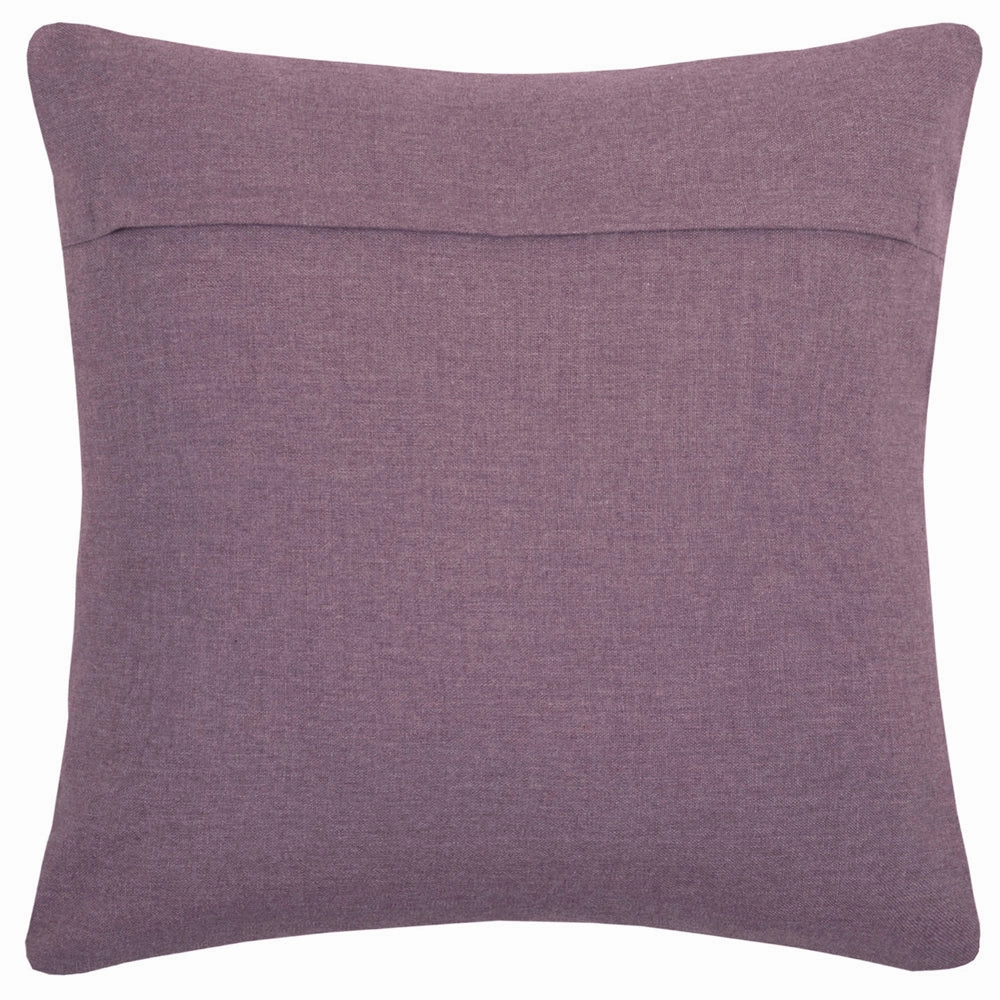 Birch Embroidered Feather Cushion Mauve