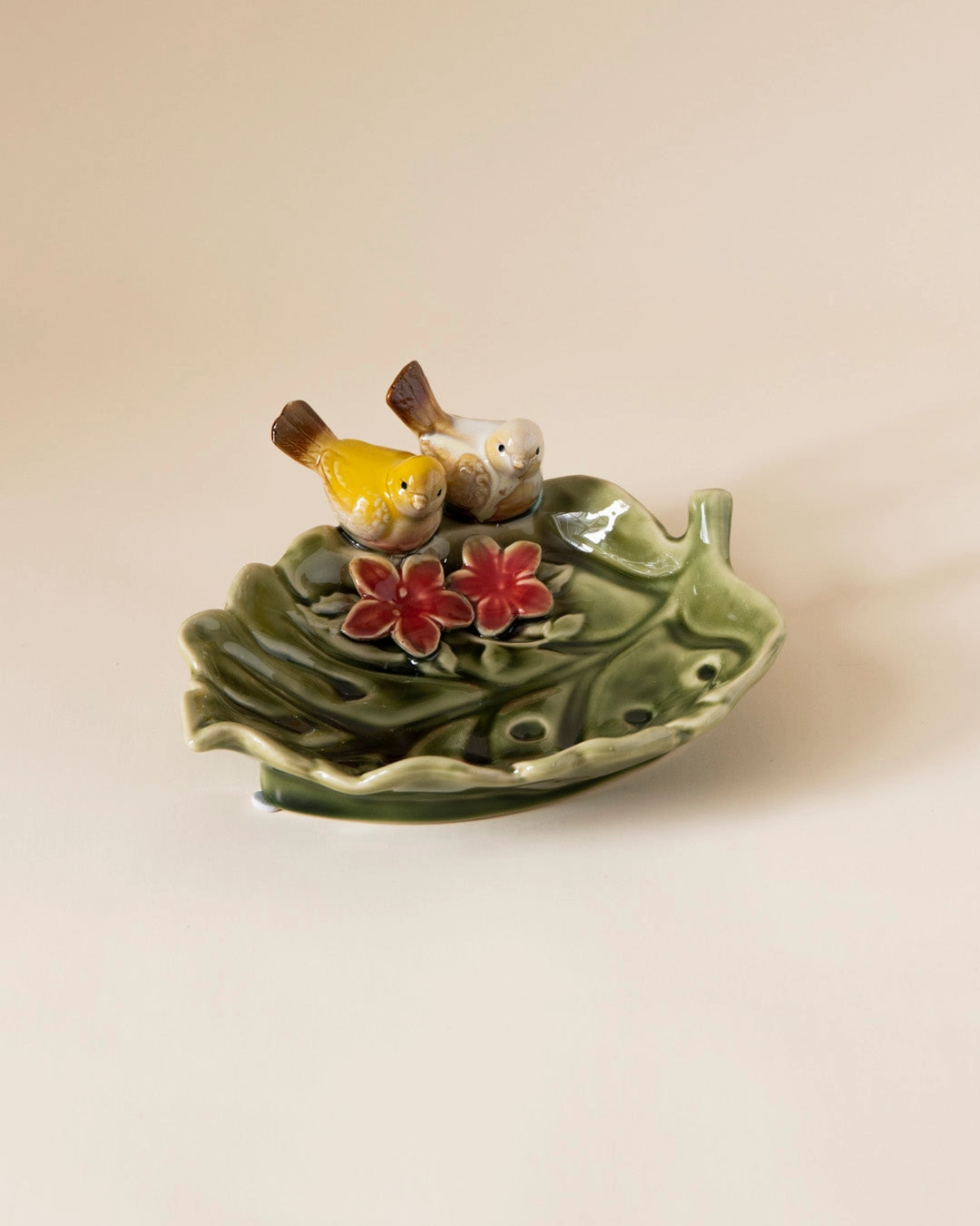 Birdsong Leaf Ceramic Mini Platter