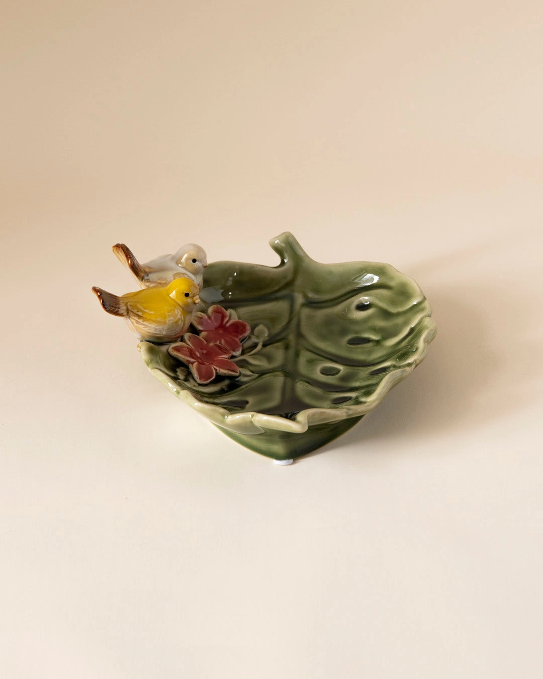 Birdsong Leaf Ceramic Mini Platter