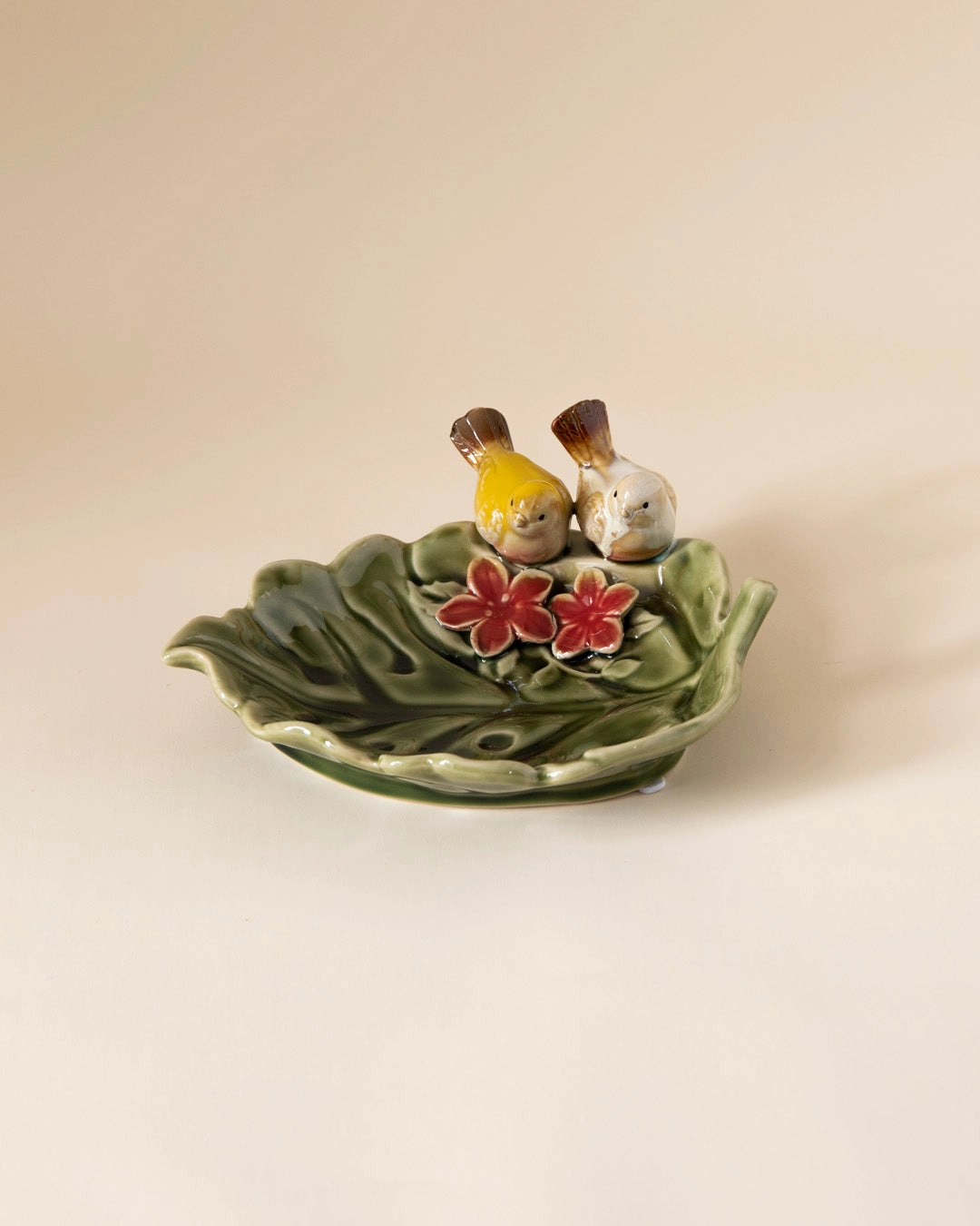 Birdsong Leaf Ceramic Mini Platter