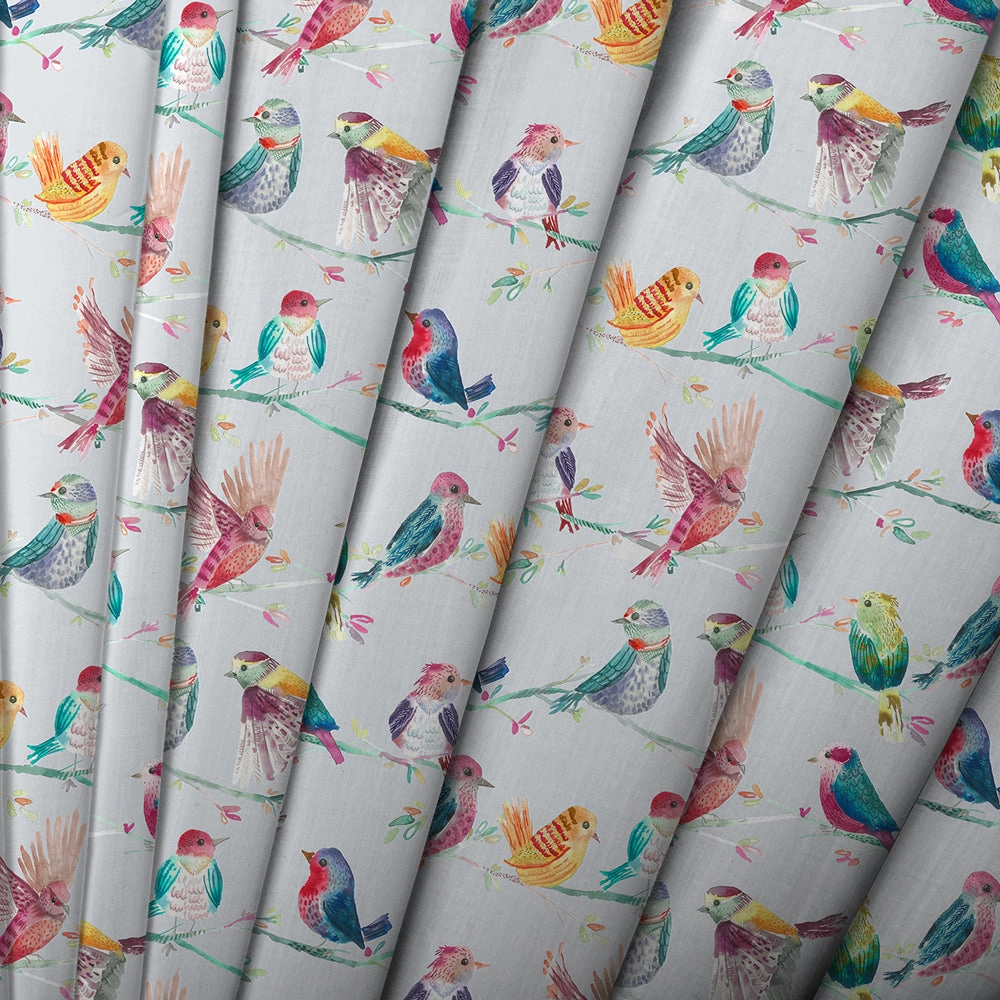 Birdy Branch Printed Made to Measure Curtains Blossom