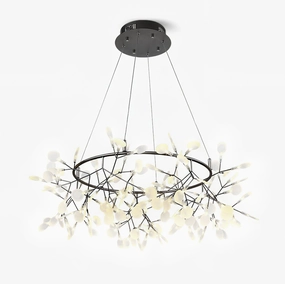 Black Big O Firefly LED Chandelierrustic chandelier,bedroom chandelier 