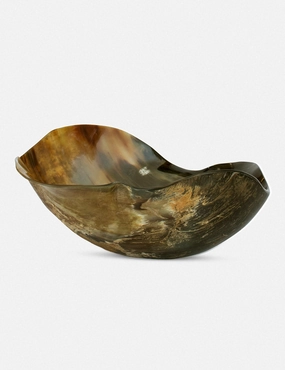 Black Horn Bowl by Regina Andrew -  -home decor ,wall decor 