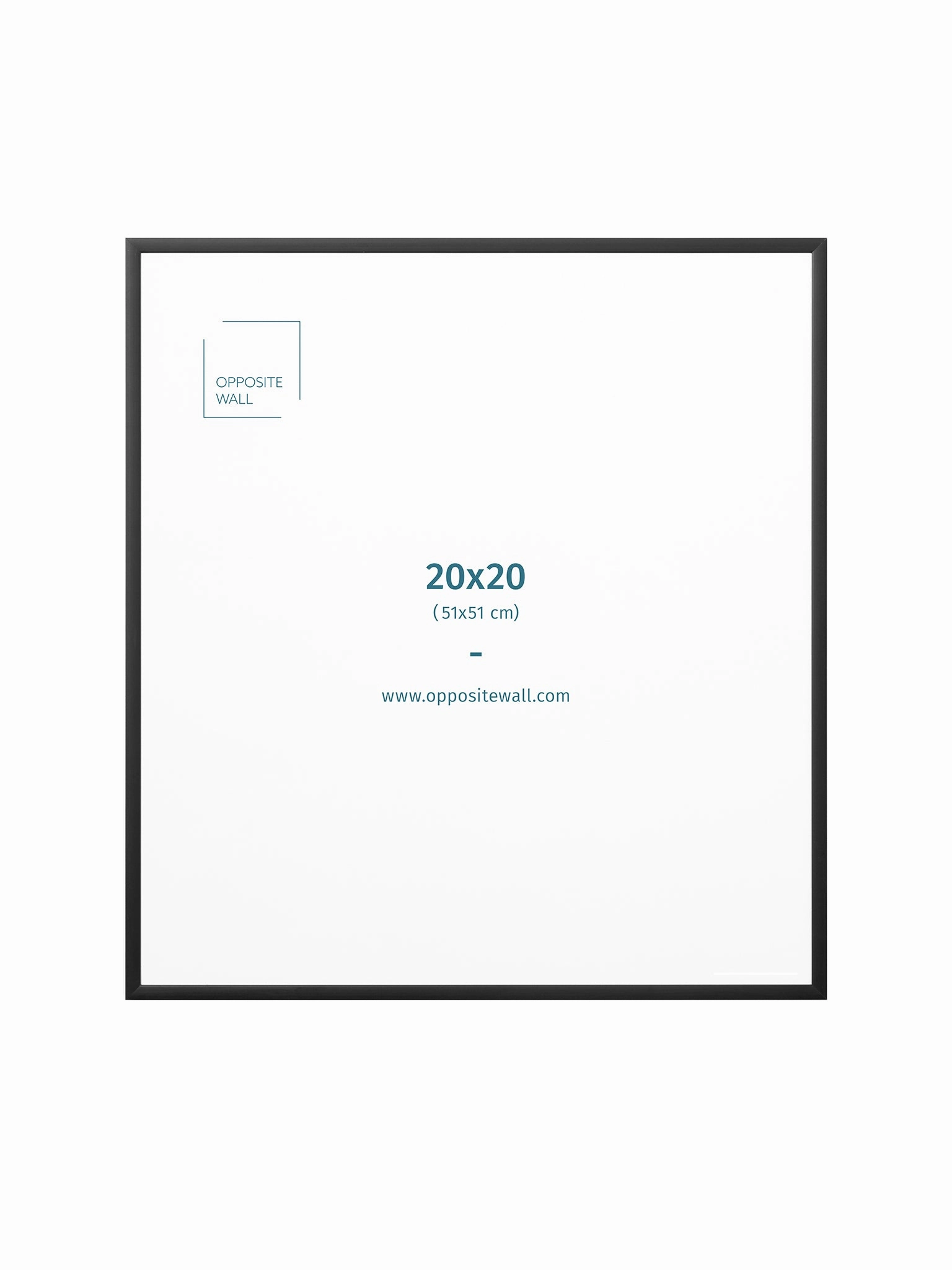 Black Metal Frame, 20x20 in | 51x51 cmdecorative photo frame ,personalized photo frame 
