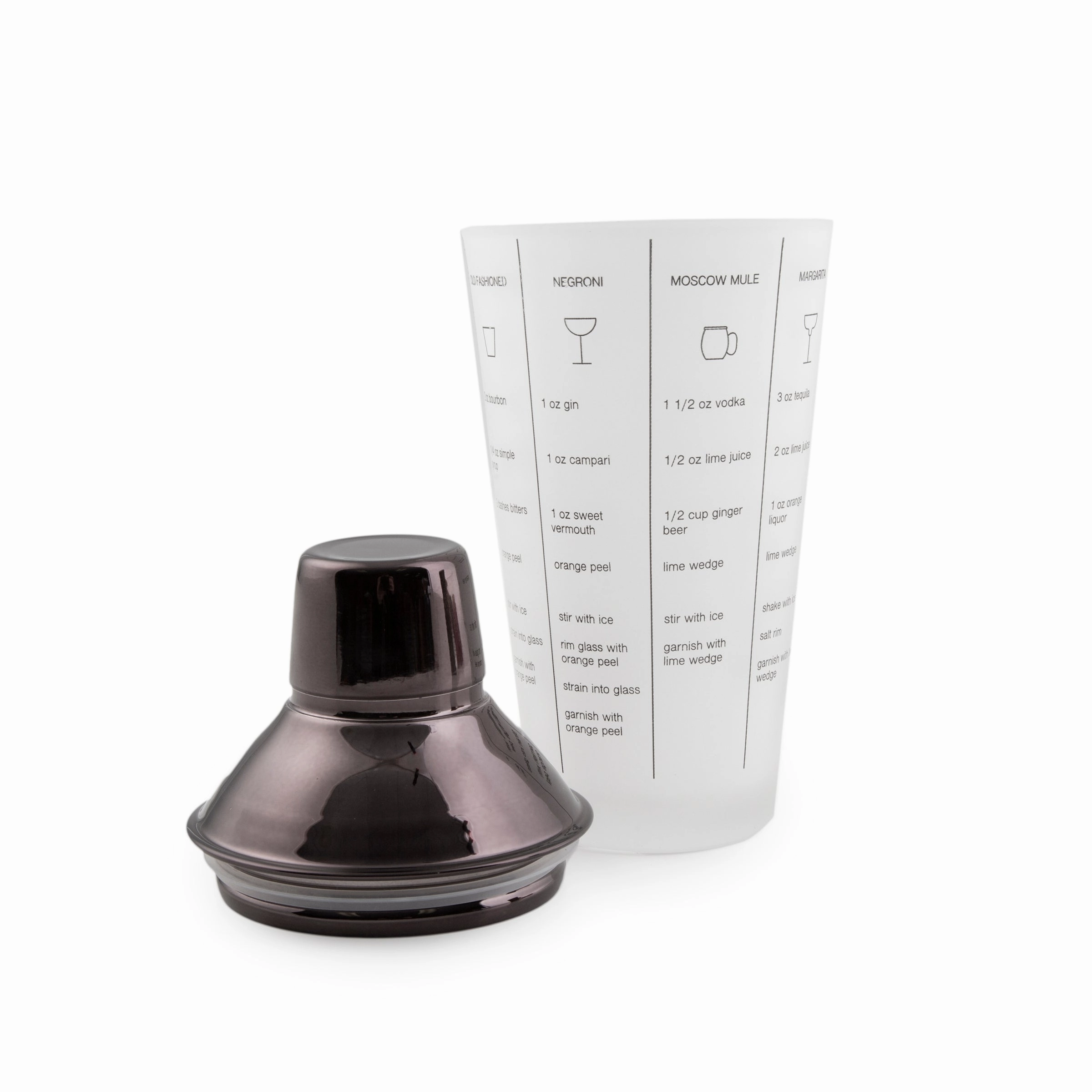 Black Mixology Shaker Tool Set 5 pc