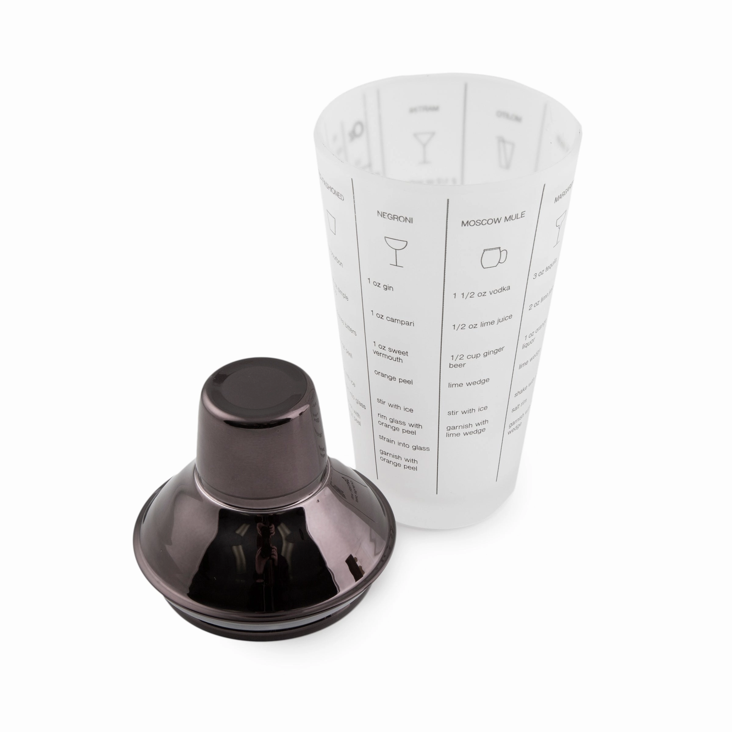 Black Mixology Shaker Tool Set 5 pc