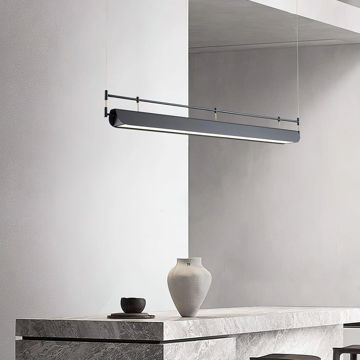 Black Roof LED Chandelier