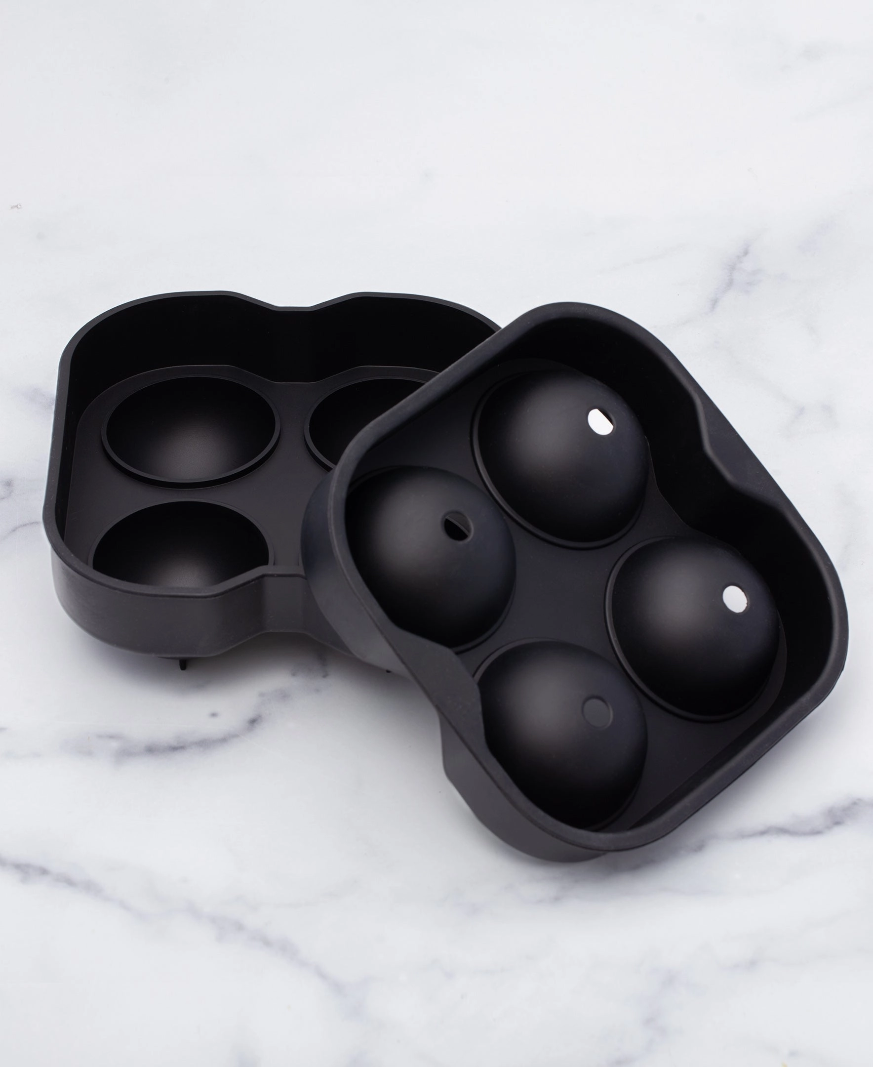 Black Round Silicone XL Ice Mold