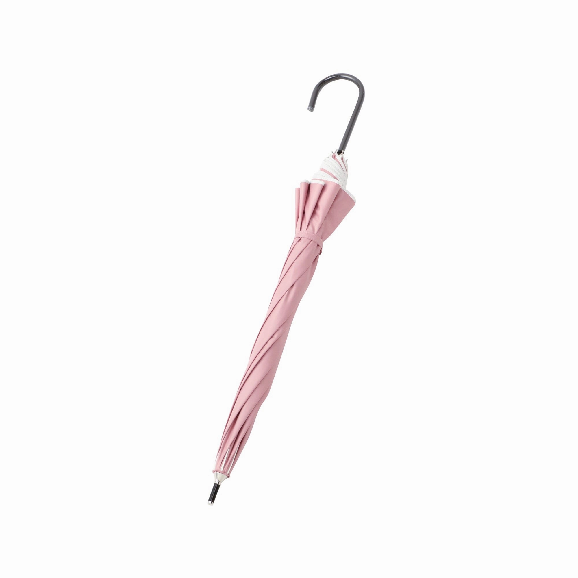 Blackout Piping Long Umbrella 50cm Pink