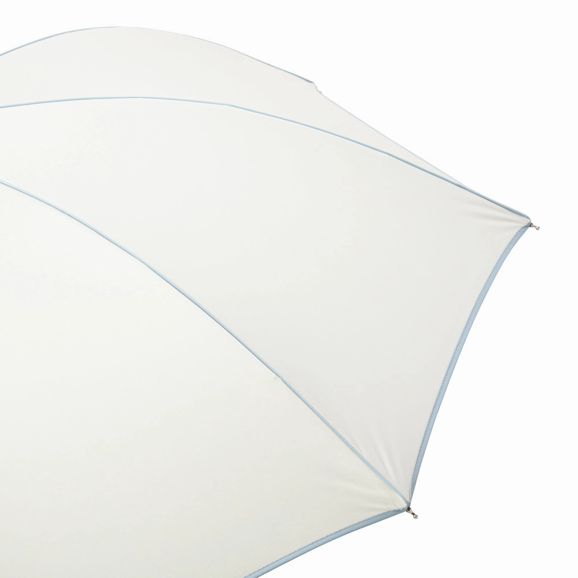 Blackout Piping Long Umbrella 50cm White