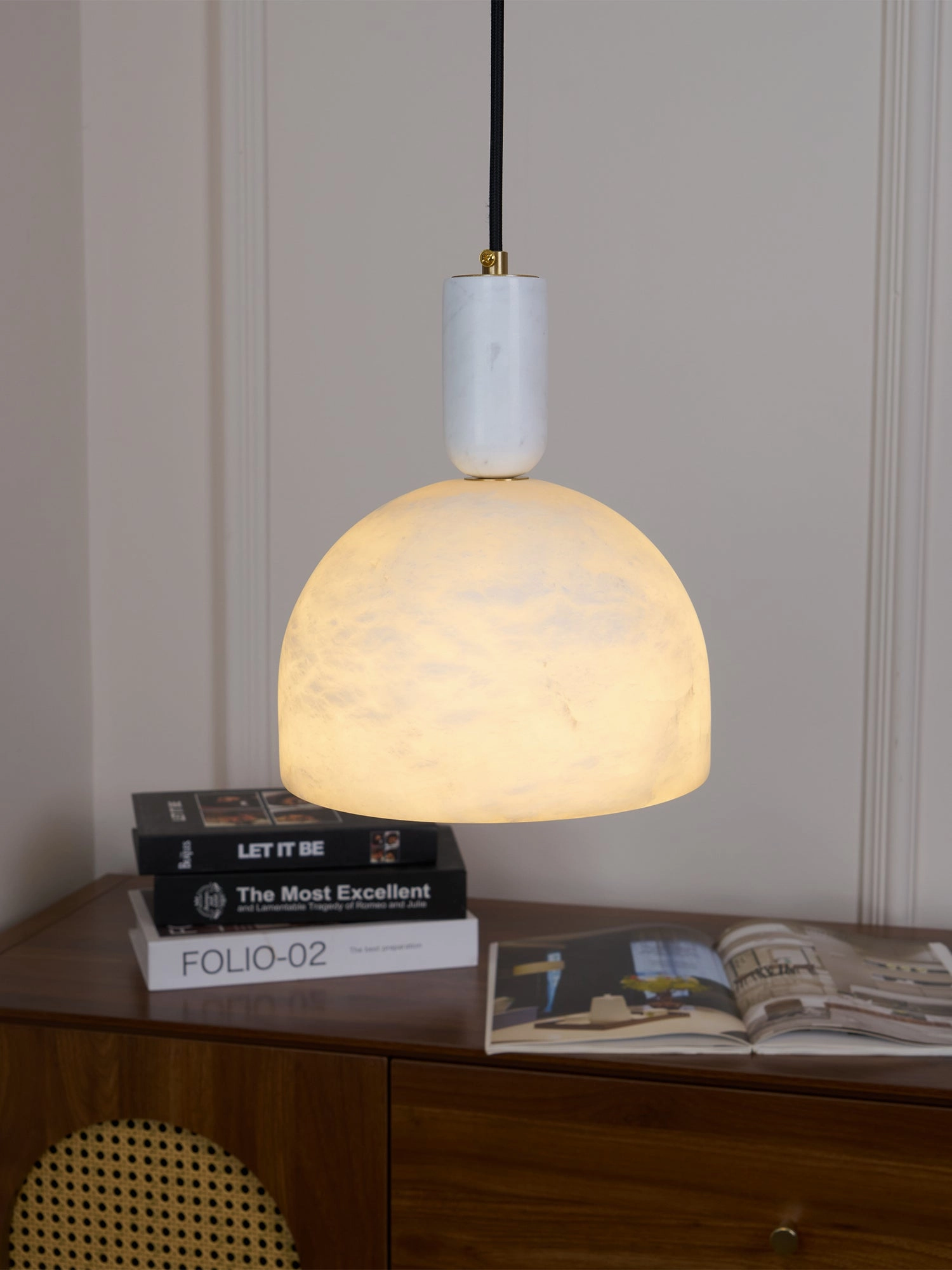 Blair Alabaster Pendant Light