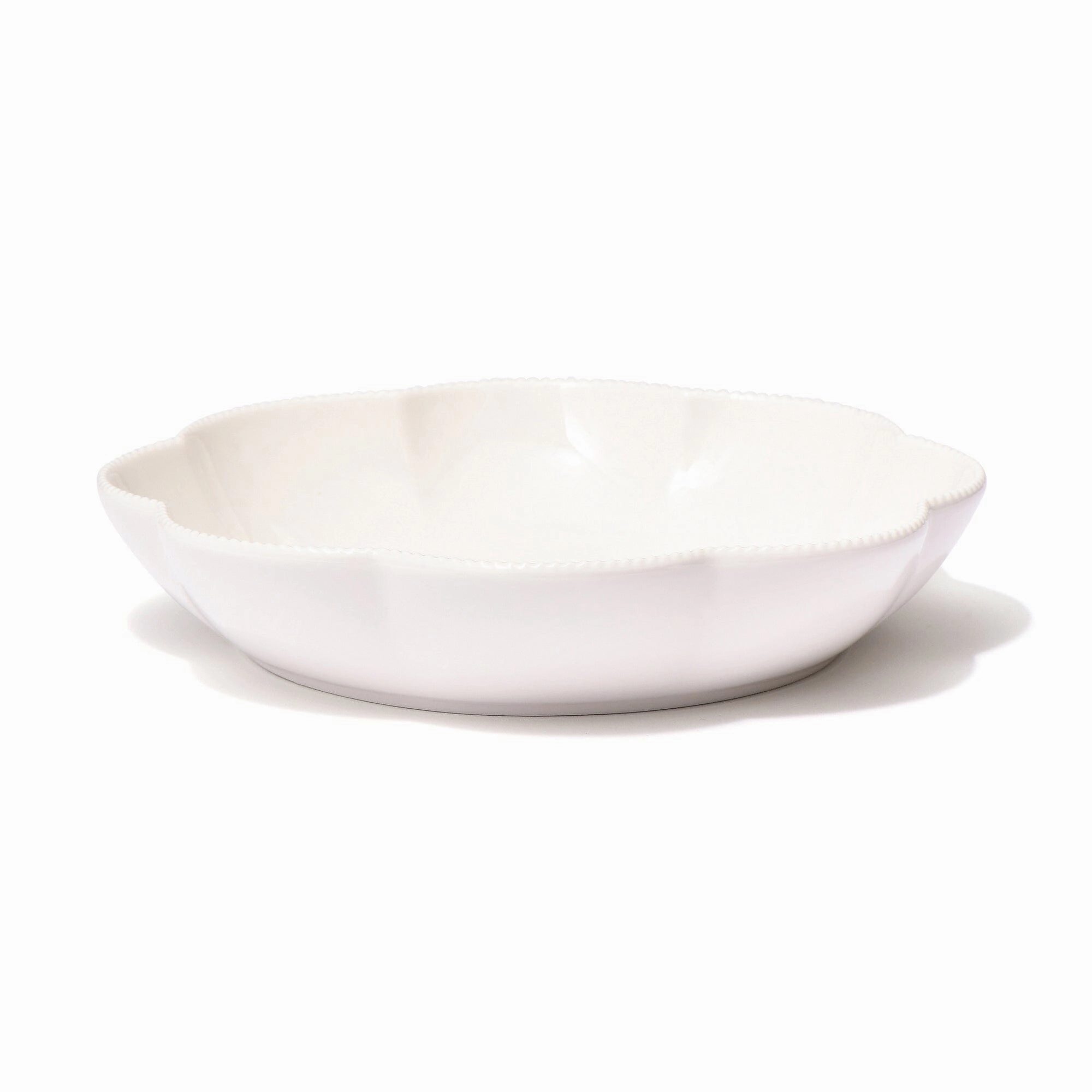 Blanche Deep Plate L Flower White