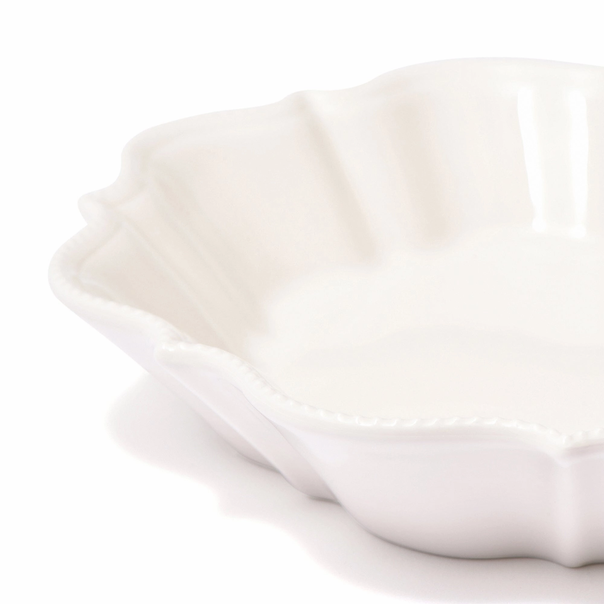 Blanche Deep Plate L Wave White