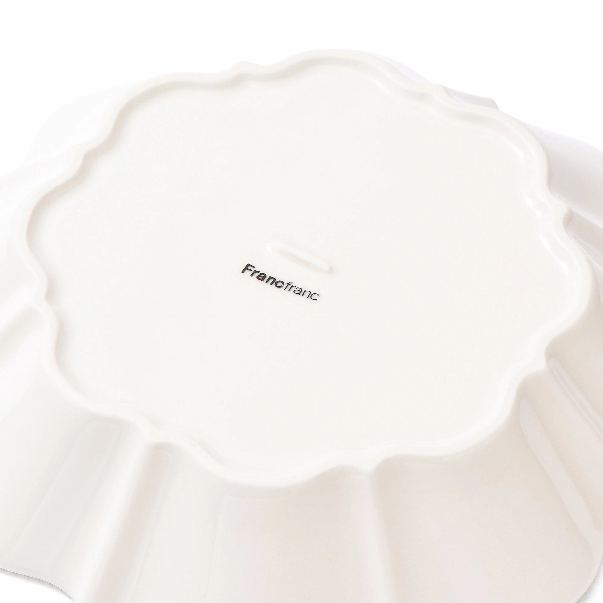 Blanche Deep Plate L Wave White