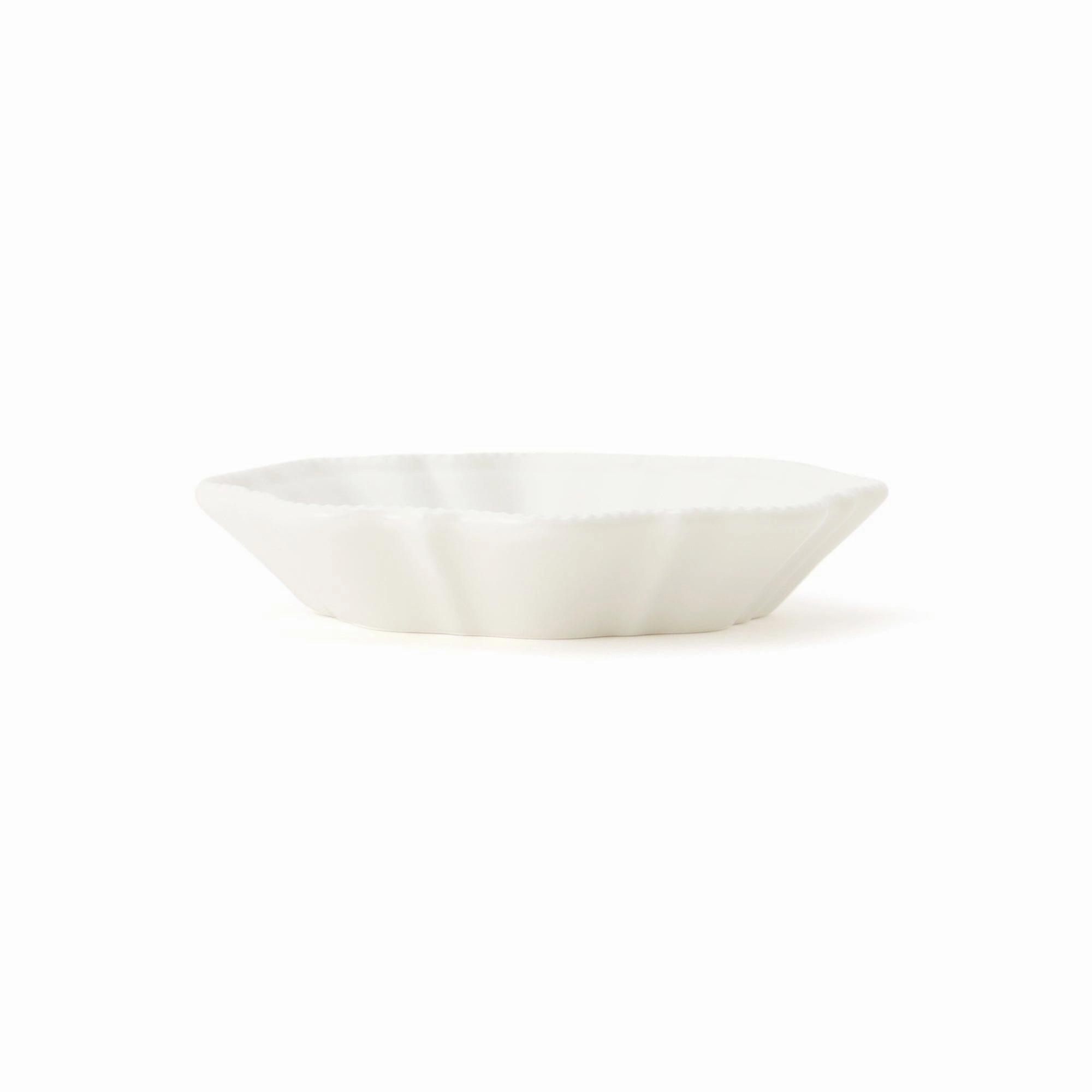 Blanche Deep Plate SS Wave  White