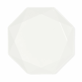 Blanche Plate M Octagon  Whitehand-painted ceramic bowl