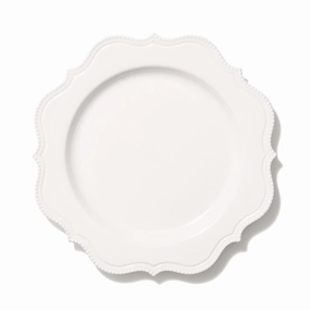 Blanche Plate Medium Wave  Whitehand-painted ceramic bowl