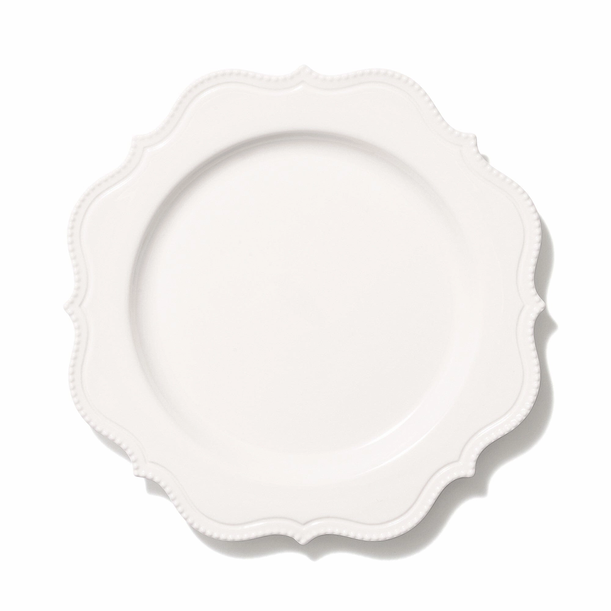 Blanche Plate Medium Wave  Whitehand-painted ceramic bowl
