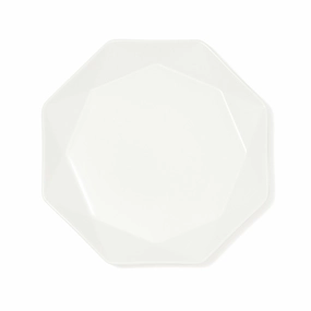 Blanche Plate S Octagon  Whitehand-painted ceramic bowl