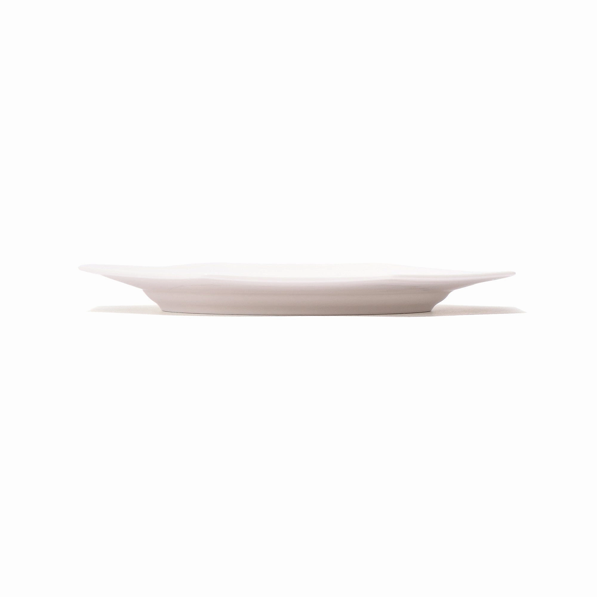 Blanche Plate Small Octagon  White