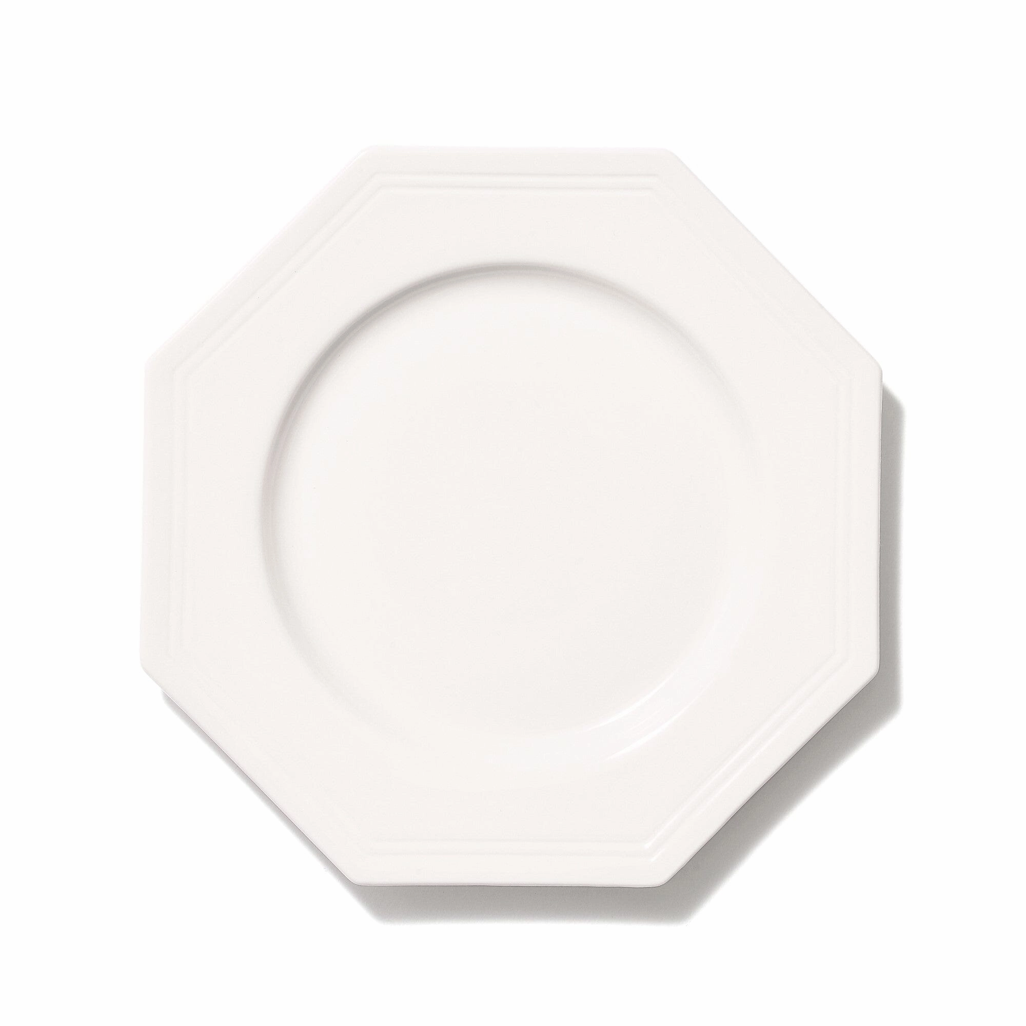 Blanche Plate Small Octagon  Whitehand-painted ceramic bowl