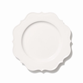 Blanche Plate Small Wave  Whitehand-painted ceramic bowl