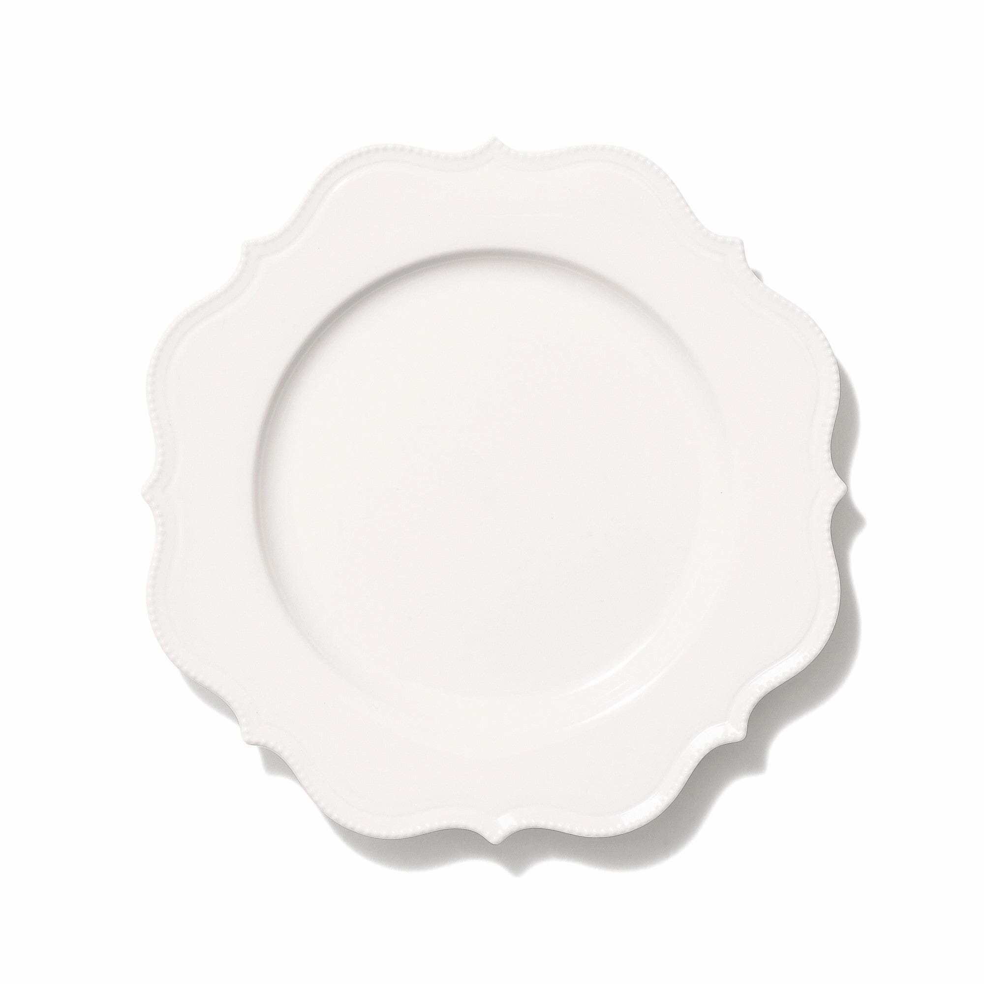 Blanche Plate Small Wave  Whitehand-painted ceramic bowl
