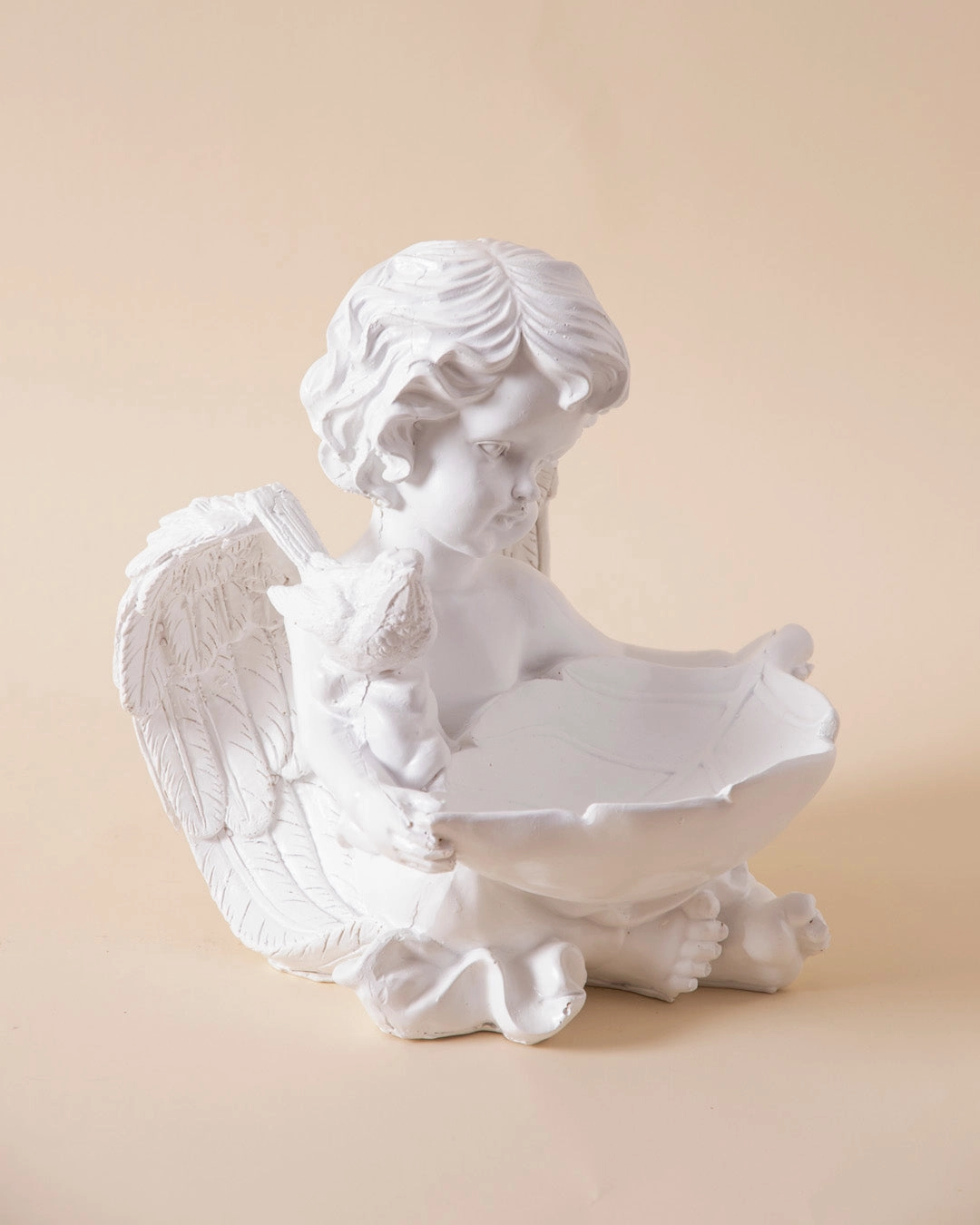 Blessing Bowl Angel Cherub Figurine