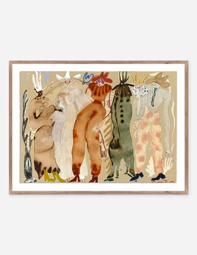 Blind Leading The Blind Wall Art by Caroline Pinneynordic style wall decor