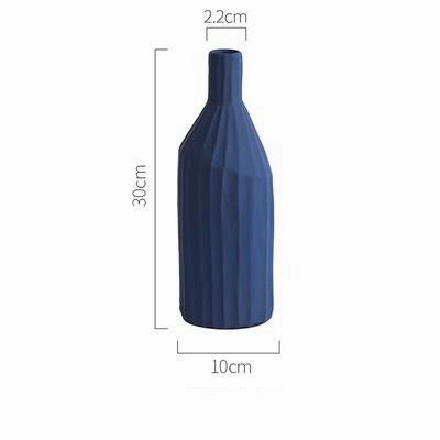 Block Color Ceramic Vase