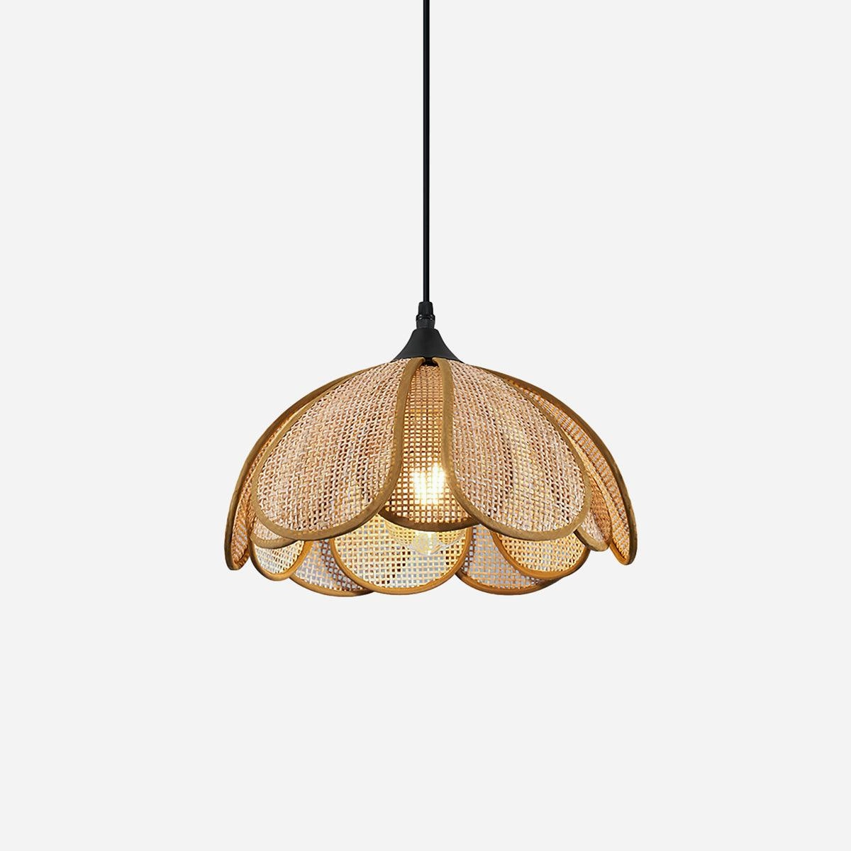 Bloom Rattan Pendant LampScandinavian pendant light ,modern chandelier 