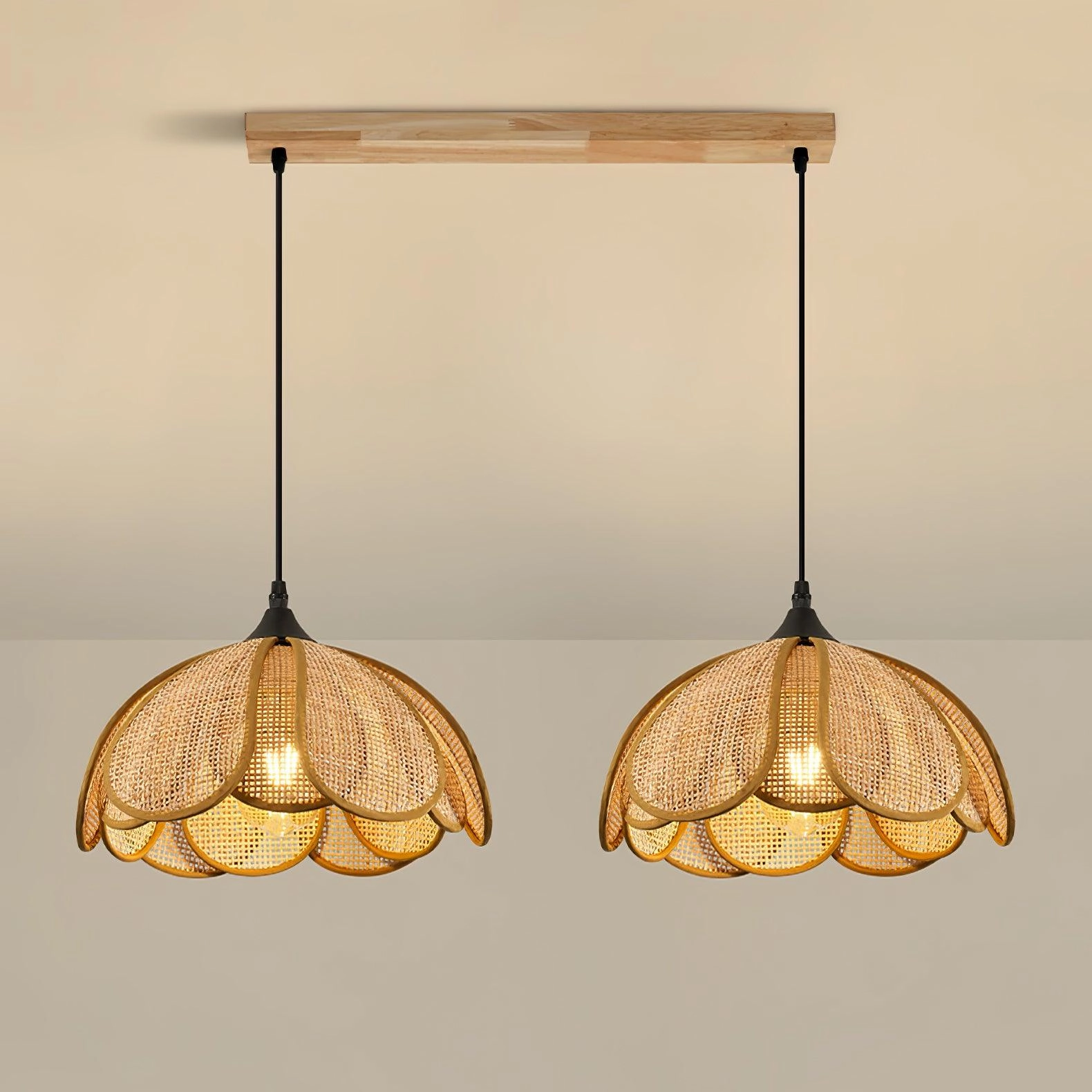 Bloom Rattan Pendant Lamp