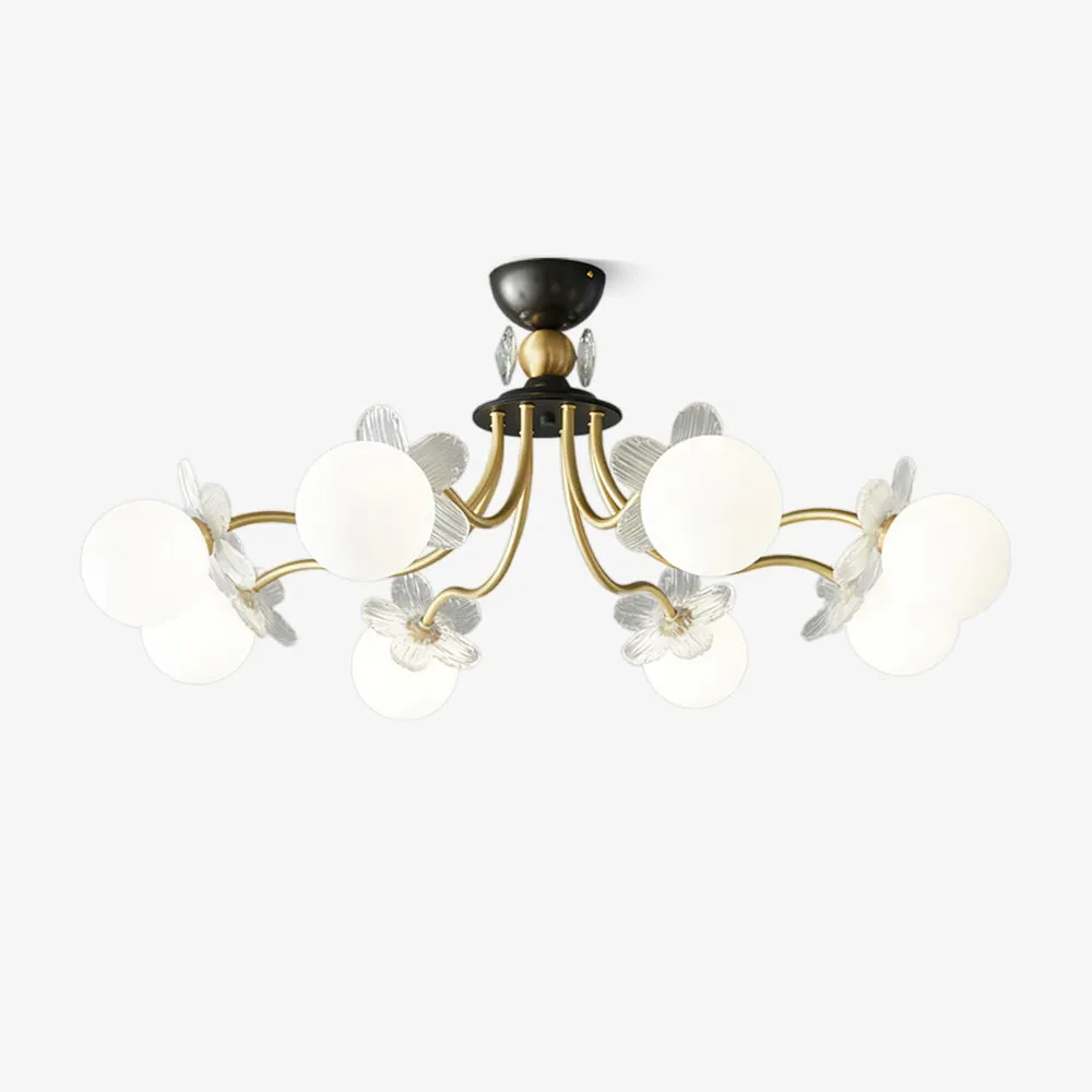 Blossom Flower Glass Chandelierrustic chandelier,bedroom chandelier 