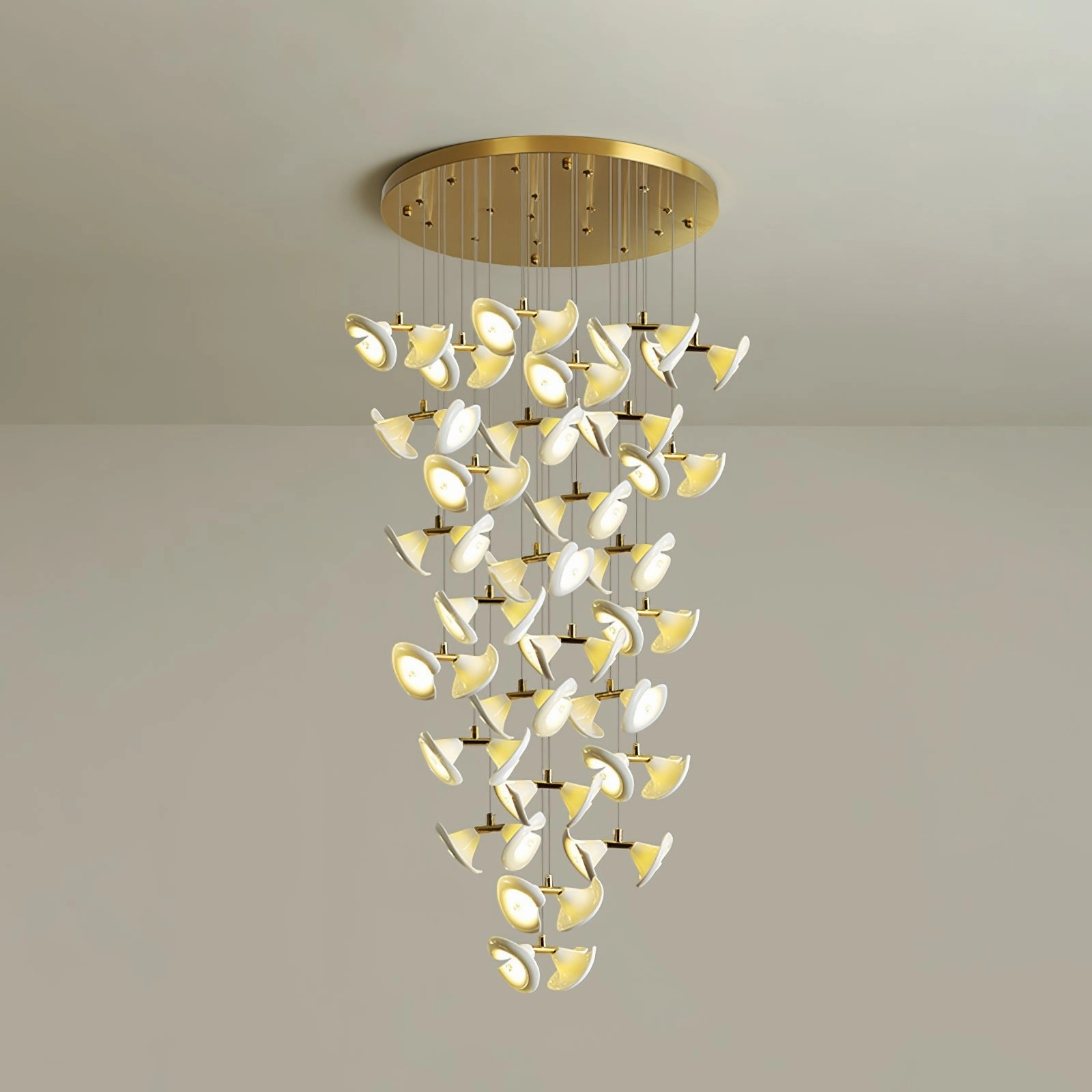 Blossom Double Horn Chandelier