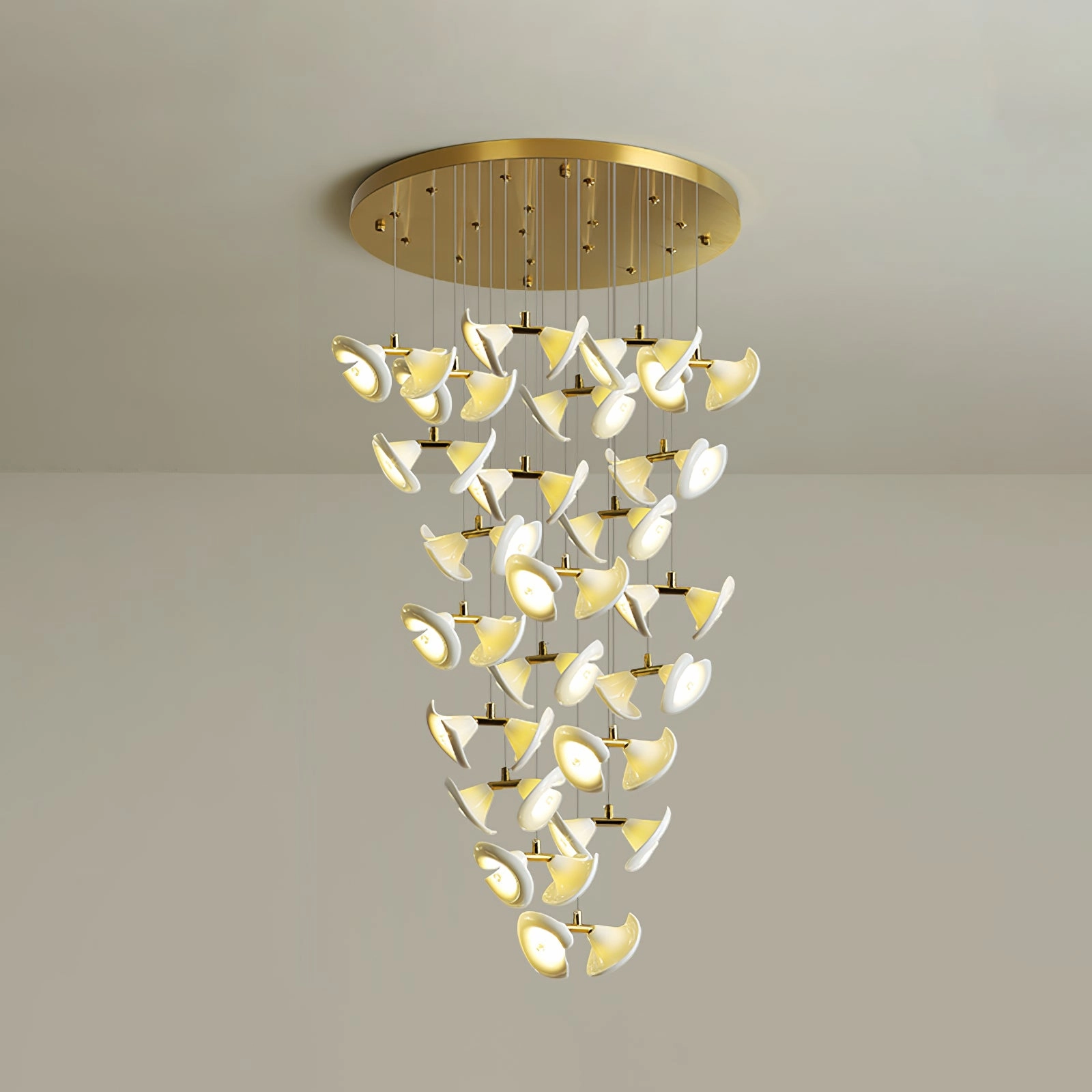 Blossom Double Horn Chandelier