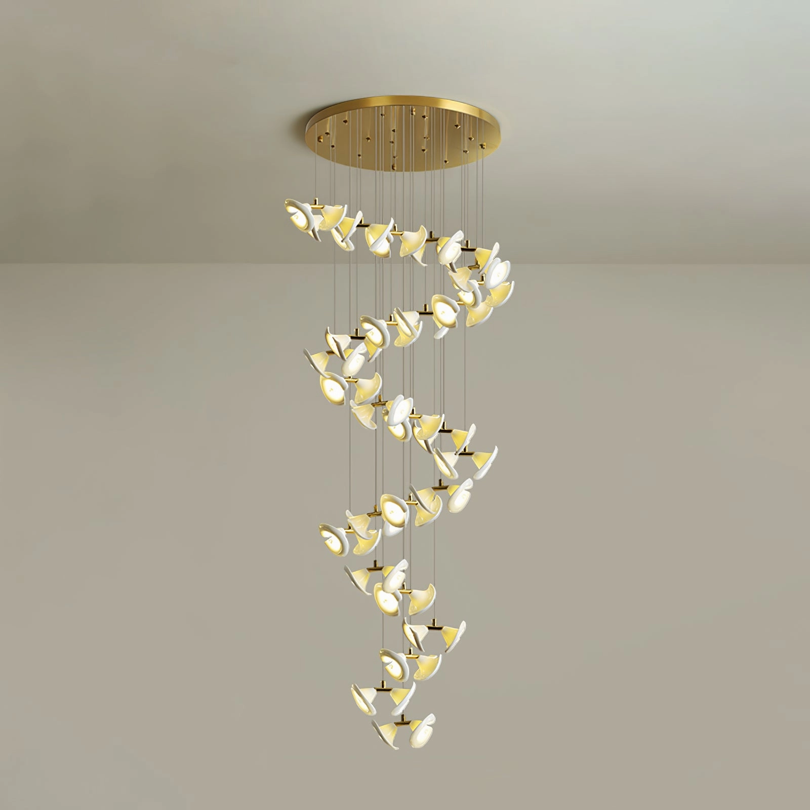 Blossom Double Horn Chandelier
