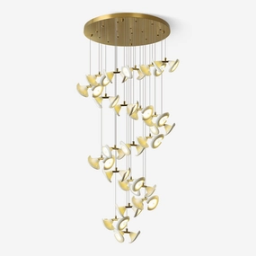 Blossom Double Horn Chandelierrustic chandelier,bedroom chandelier 
