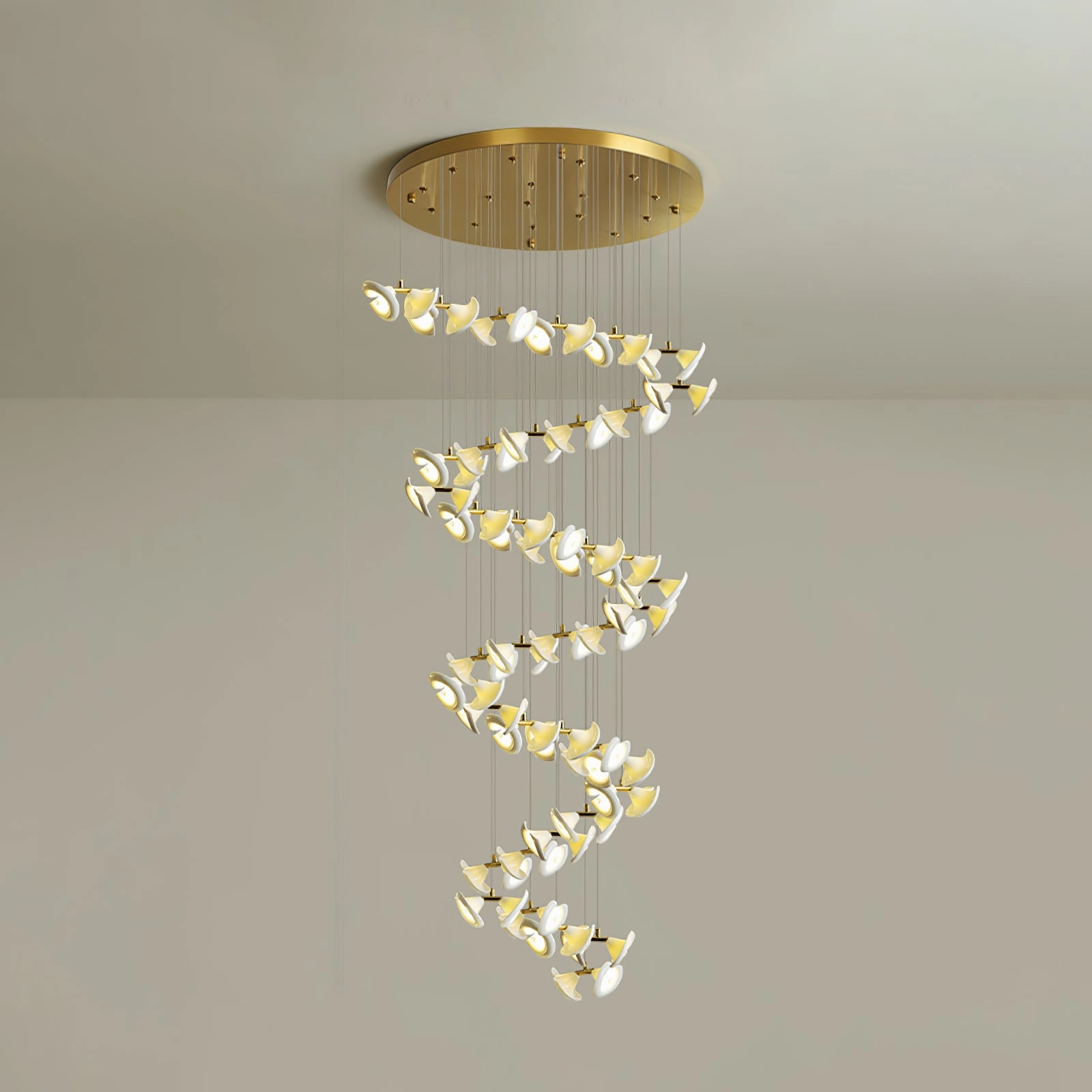 Blossom Double Horn Chandelier