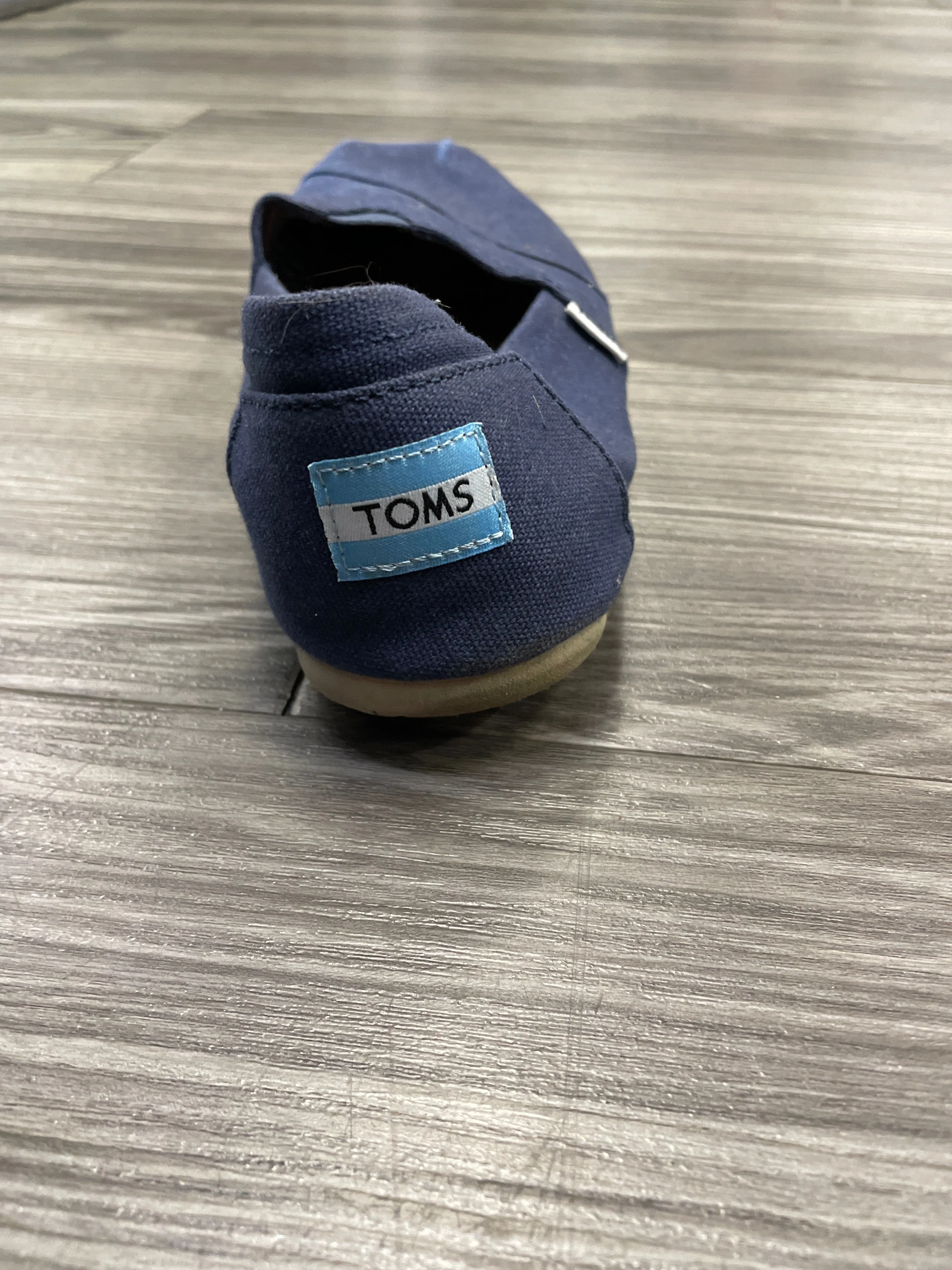 Blue Shoes Flats Toms, Size 10 toms