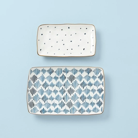 Blue Bay 2-Piece Nesting Platter Setafternoon tea dessert tray
