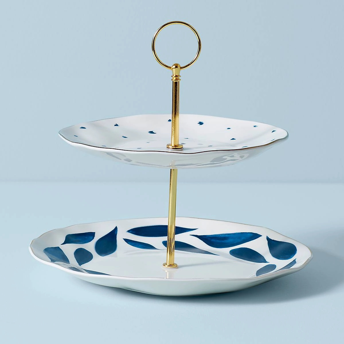 Blue Bay 2-Tiered Servermodern kitchen decor ,kitchen dinner set ,dinnerware 