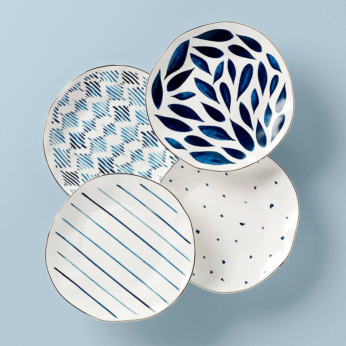 Blue Bay Dessert Plates - Set of 4modern kitchen decor ,kitchen dinner set ,dinnerware 