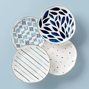 Blue Bay Dessert Plates - Set of 4modern kitchen decor ,kitchen dinner set ,dinnerware 