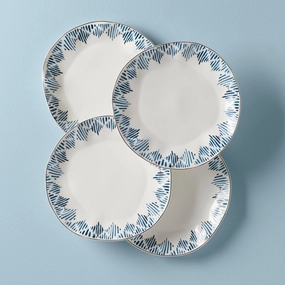 Blue Bay Ikat Dinner Plates - Set of 4modern kitchen decor ,kitchen dinner set ,dinnerware 