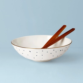 Blue Bay Salad Bowl & Server Setafternoon tea dessert tray