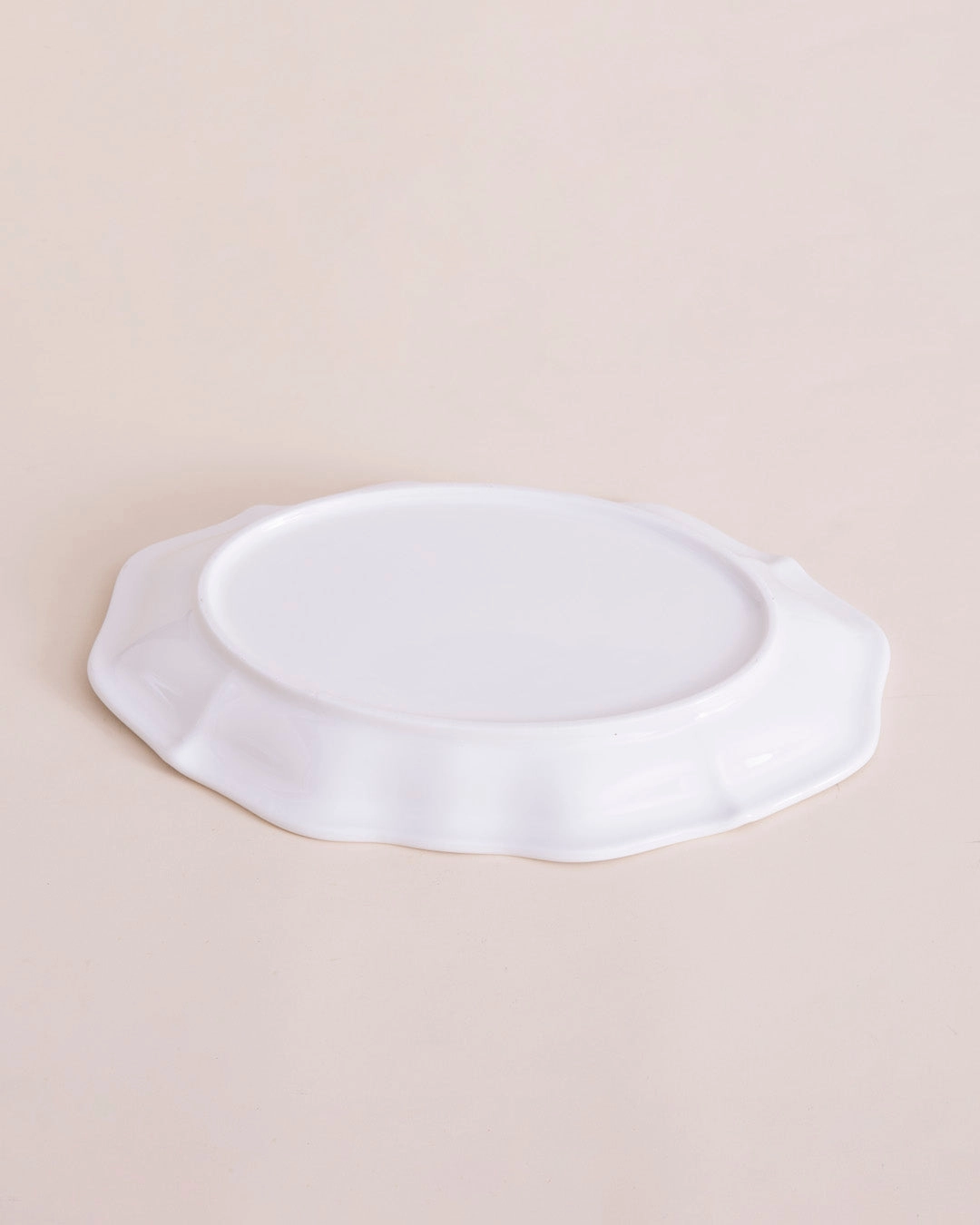 Blue Floral Scroll Platter