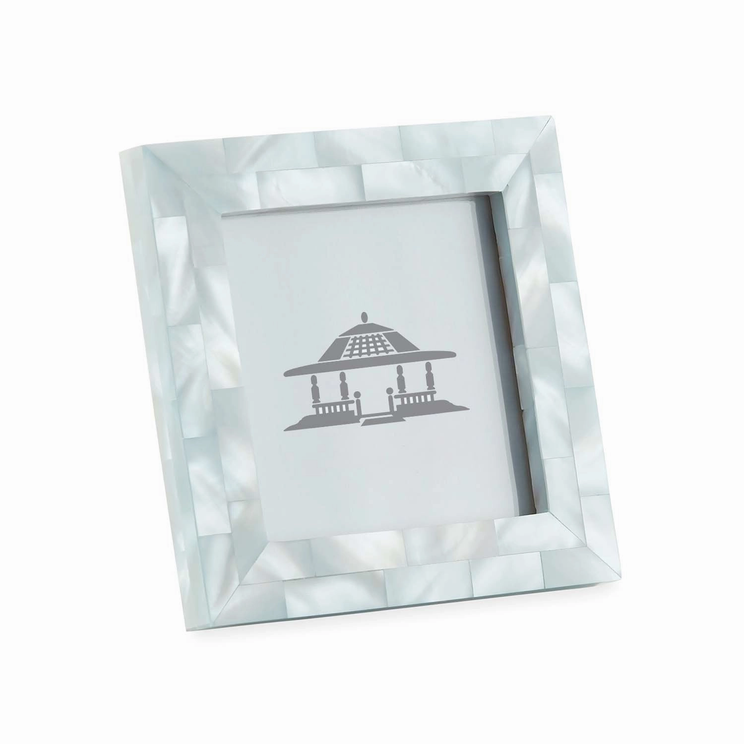 Blue Mother Of Pearl Frame - 3.5"picture frame ,decorative photo frame 